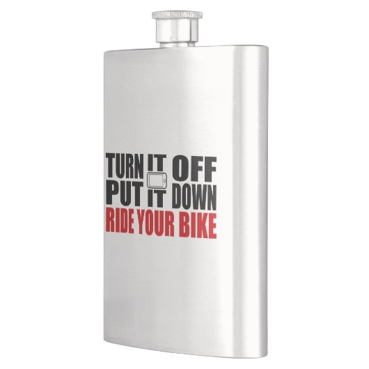 それをオフにして、それを置き、あなたの自転車に乗る フラスク (左)