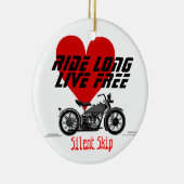 それをオートバイ個人化して下さい セラミックオーナメント (右)