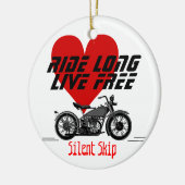 それをオートバイ個人化して下さい セラミックオーナメント (左)