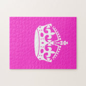 それをカスタマイズためにピンクの穏やかな王冠の王室のなアイコンを保って下さい ジグソーパズル (横)