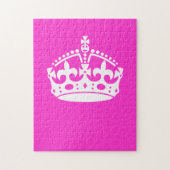 それをカスタマイズためにピンクの穏やかな王冠の王室のなアイコンを保って下さい ジグソーパズル (縦)