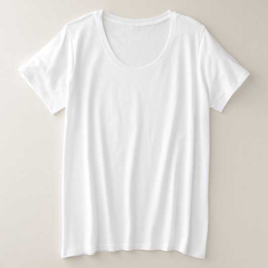 それをカスタマイズ! プラスサイズTシャツ (デザイン正面)