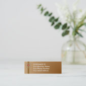 それをカスタマイズ! 人物点描カード スキニー名刺 (スタンド正面)