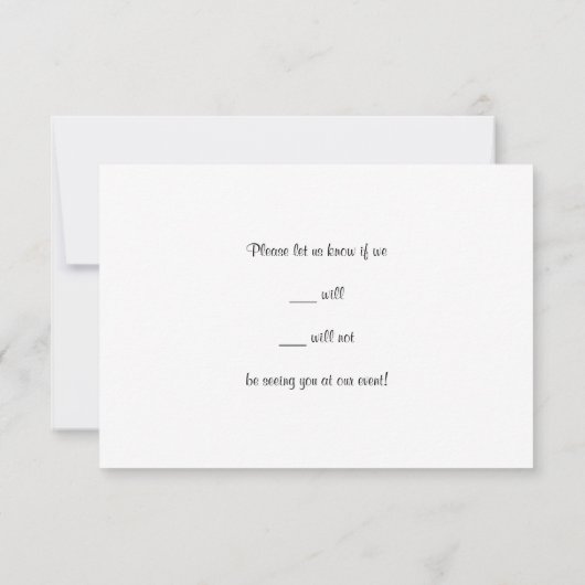 それをカスタマイズ! 無地のなパターン基盤 出欠カード (裏面)