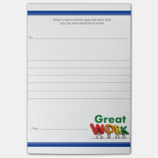 それをシリーズ-素晴らしい仕事のポスト・イットのパッド賞賛して下さい ポストイット