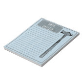 それをハンマーで修正それをchoreリストモノグラム ノートパッド (回転)