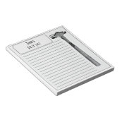 それをハンマーで修正それをchoreリストモノグラム ノートパッド (アングル)