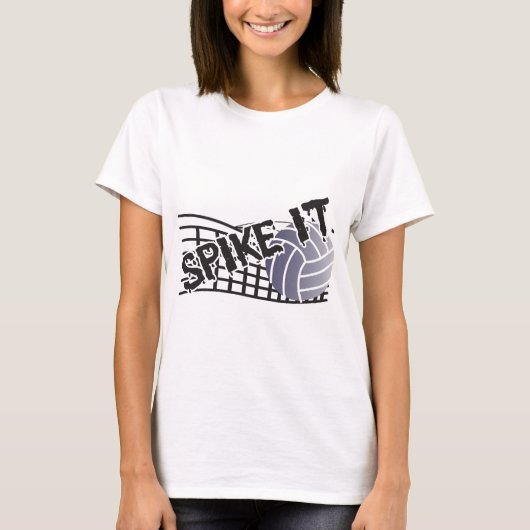 それをバレーボール打ちつけて下さい Tシャツ (正面)