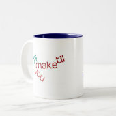 それをマグ偽造して下さい ツートーンマグカップ (正面左)