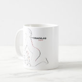 それをマグ強く打って下さい コーヒーマグカップ (正面左)