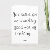 それをラムそれ…避けないで下さい カード (裏面)