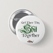 それを一緒にボタンがかかります得て下さい 缶バッジ (正面&裏面)