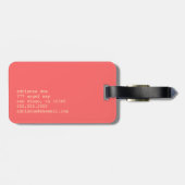 それを上品なジョージアの荷物のラベル保って下さい ラゲッジタグ (裏面横)