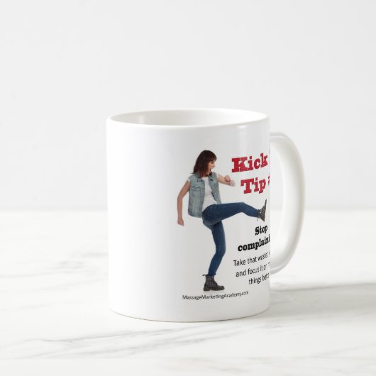 それを不平を言う5停止蹴って下さい コーヒーマグカップ (正面右)