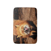 それを付けているキツネは舌です バスマット (正面縦)