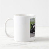 それを低いマグ落として下さい コーヒーマグカップ (左)