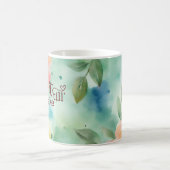 それを作るまでそれを信じるフローラの水色マグ コーヒーマグカップ (中央)