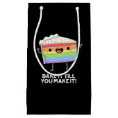 それを作るまで焼くおもしろいベーキングプンダークBG スモールペーパーバッグ (正面)