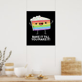 それを作るまで焼くおもしろいベーキングプンダークBG ポスター (キッチン)