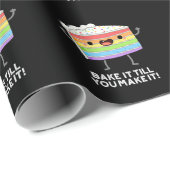 それを作るまで焼くおもしろいベーキングプンダークBG ラッピングペーパー (ロールコーナー)