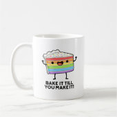 それを作るまで焼くおもしろいベーキング コーヒーマグカップ (左)
