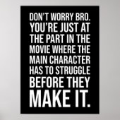 それを作る前に苦労やる気を起こさせる- ポスター (正面)