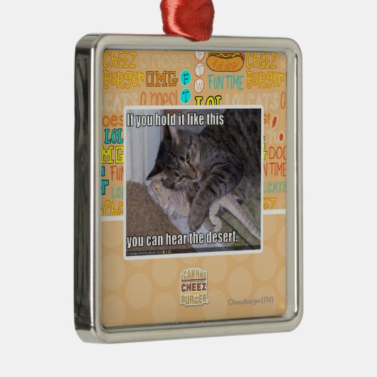 それを保持したらこれを好んで下さい メタルオーナメント (右)