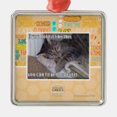 それを保持したらこれを好んで下さい メタルオーナメント (正面)