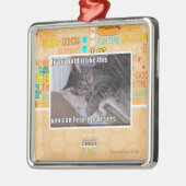 それを保持したらこれを好んで下さい メタルオーナメント (左)