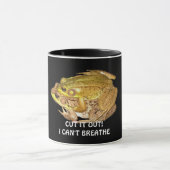 それを切って下さい! 私はカエルのマグを呼吸できません マグカップ (中央)