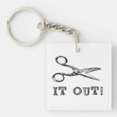 それを切ります切って下さい キーホルダー (正面)