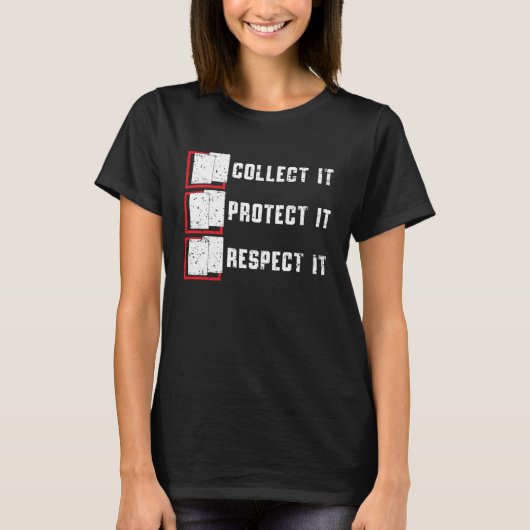 それを収集保護してIt TCGトレーディングカー Tシャツ (正面)