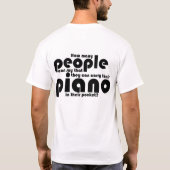 それを同じことをくどくど言って下さい! Tシャツ (裏面)