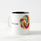 それを吸うことができます ツートーンマグカップ (正面左)