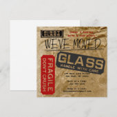 それを囲んで下さい! 移動発表 案内状 (正面/裏面)