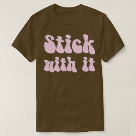 それを固執する Tシャツ (デザイン正面)