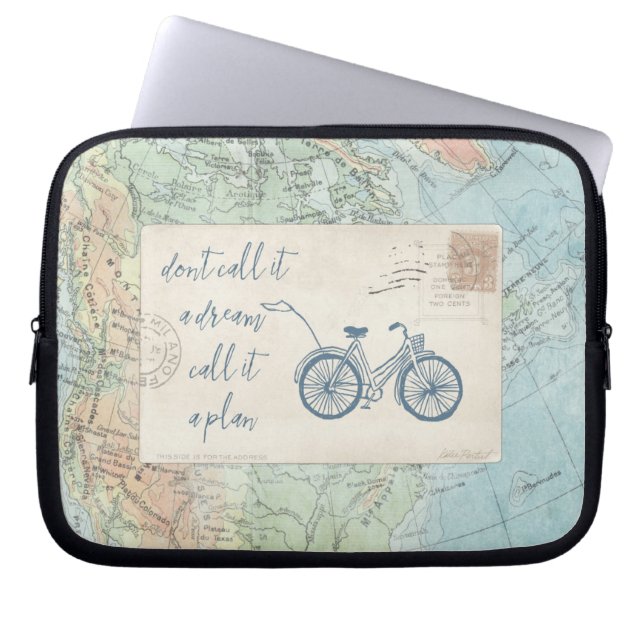 それを夢と、呼びますそれを計画の引用文と呼ばないで下さい ラップトップスリーブ (正面)