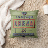 それを夢を見ることができればそれをすることができます クッション (ブランケット)