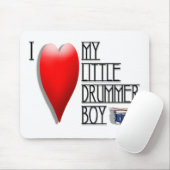 それを大声でクリック(I愛私の小さいドラマーの男の子) マウスパッド (マウス)