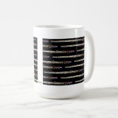 それを大声で注いで下さい コーヒーマグカップ (正面右)