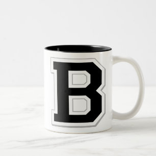 それを大文字Bのブラックコーヒーのマグ綴って下さい ツートーンマグカップ