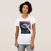 それを好みます棒つきキャンデーを舐めて下さい Tシャツ (正面フル)