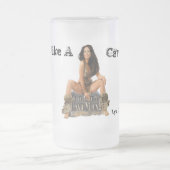 それを好みます穴居人をして下さい! ビールステイン フロストグラスビールジョッキ (中央)