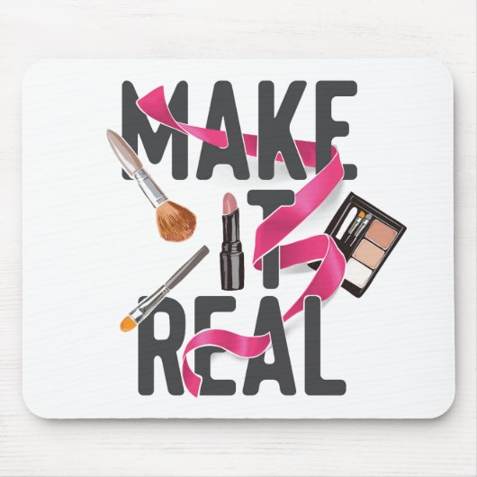 それを実在します作って下さい マウスパッド (正面)