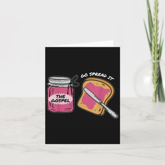 それを広めよう gospel 面白い聖書の一節 カード (正面)