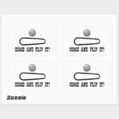 それを弾きます来て下さい! ステッカー (シート)