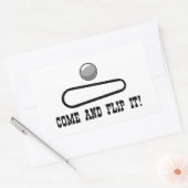 それを弾きます来て下さい! ステッカー (封筒)