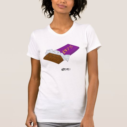それを得て下さいか。 : チョコレート Tシャツ (正面)