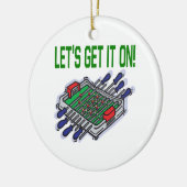 それを得るために割り当てます セラミックオーナメント (左)