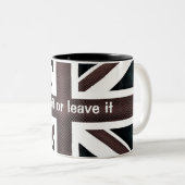 、それを愛しますか、または残して下さい ツートーンマグカップ (正面右)